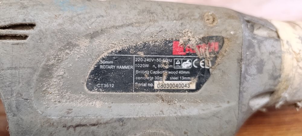 Crown perforator xolati o'rtacha rabochiy