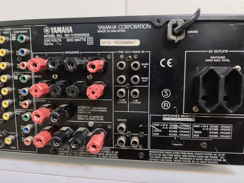 Receiver Yamaha rx V 1000
