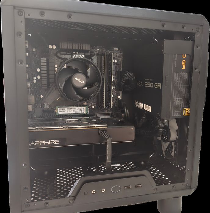 Компютър Ryzen 1600/16GB/256GB NVME+1TB HDD/RX 470