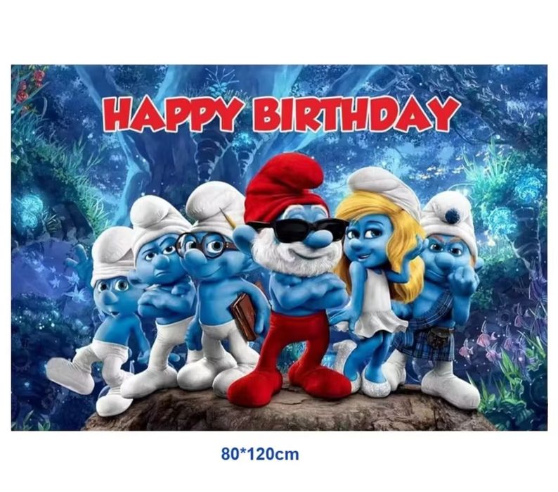 Парти сет украса Смърфовете