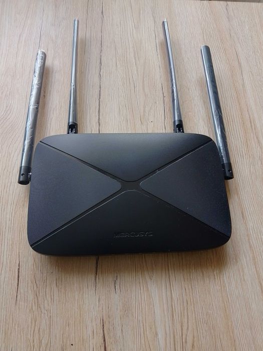 Router wireless MERCUSYS AC12G, AC1200, Gigabit, Dual-Band, Negru