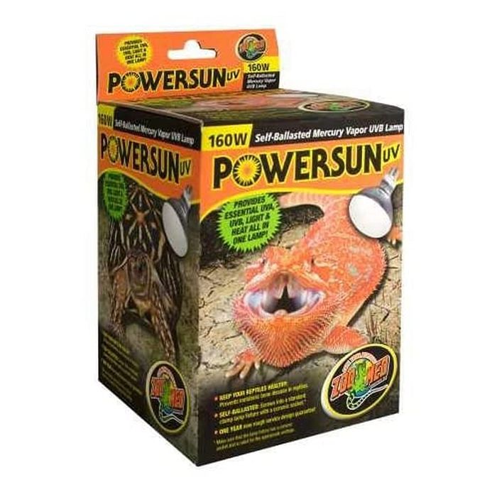 Lampă cu vapori de mercur Zoo Med Powersun UV, 160 wați, reptile
