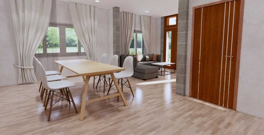 НА ИЗПЛАЩАНЕ - Евтина двуетажна сглобяема къща с 4 спални, 182 кв. м