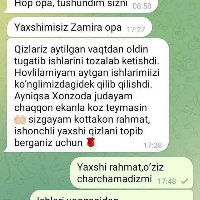 Tozalash xizmati Уборка квартир uborka kvartira uborka уборка