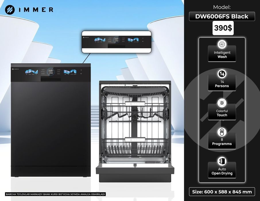 Посудомоечная машина / Idish yuvish mashinasi