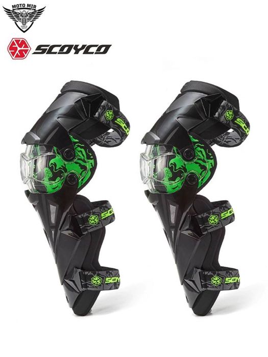 В наличии имеется новый  Мотонаколенники, защита колена SCOYCO