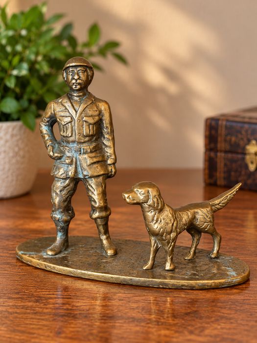 Statuieta bronz statuie vintage figurine alama statuiete