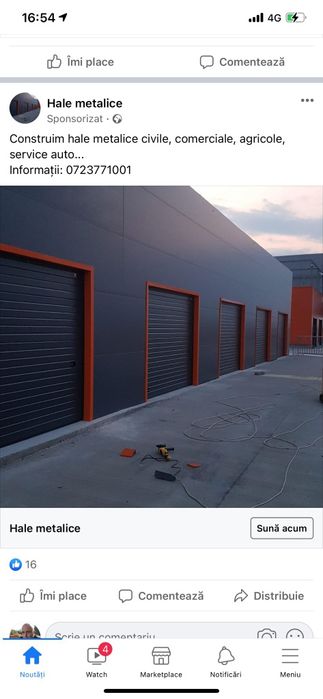 Vand hala metalica 8x24x4 Urgent!