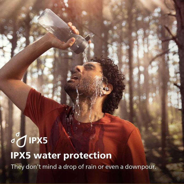 Casti True Wireless Philips TAA7507BK/00, Bluetooth, Waterproof. NOI