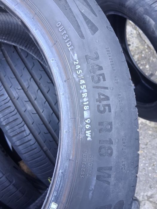 245 45 18 Континентал контакт 6  летни 4броя дот  2020г