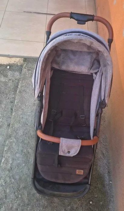 Carucior sport Kinderkraft Grande Plus, 0-22kg, ultra compact, gri