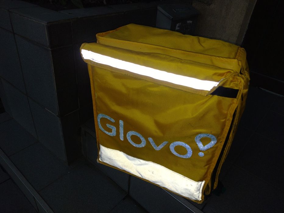 Geanta Glovo  galbenă