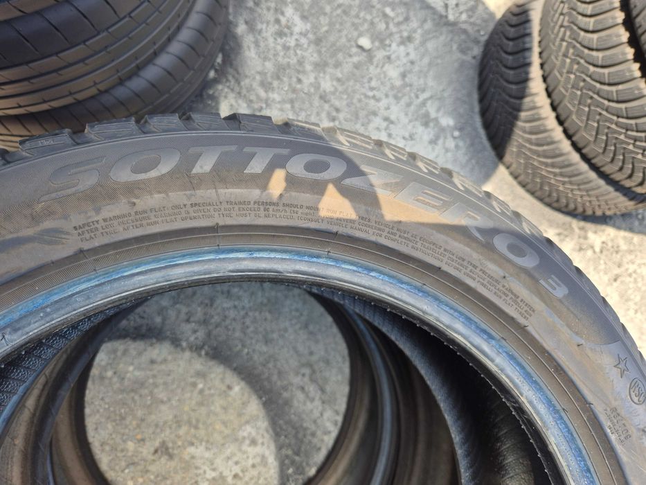 4 Anvelope de IARNA - 225/50/18 95H - PIRELLI SOTTOZERO RFT * OEM BMW - Stare F BUNA - DOT 2023 !