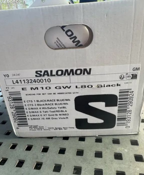 Legături noi schi, sky alpin Salomon M10 GW 80 mm