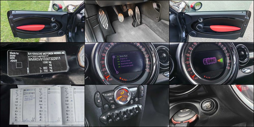 MINI John Cooper Works, 211 CP, Harman/Kardon, BiXenon, Piele