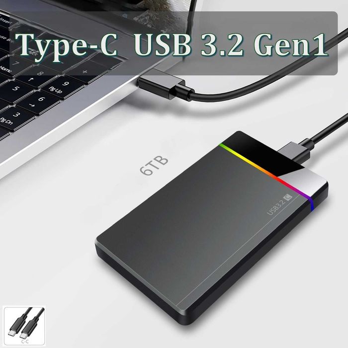 USB 3.2 Type-C Внешний корпус для диска HDD и SSD