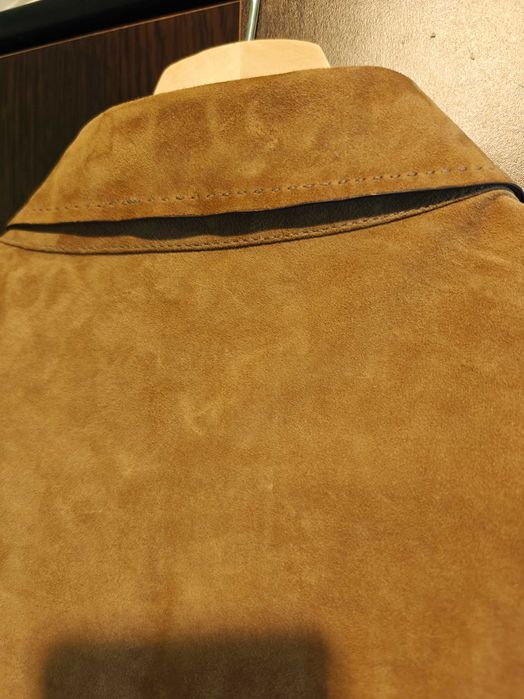 Camasa de piele intoarsa Massimo Dutti