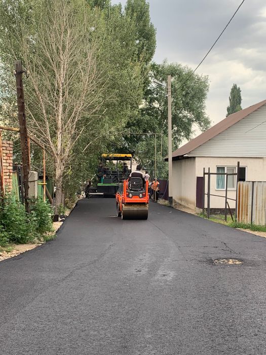 Асфальт асфальтирование бордюр поребрик