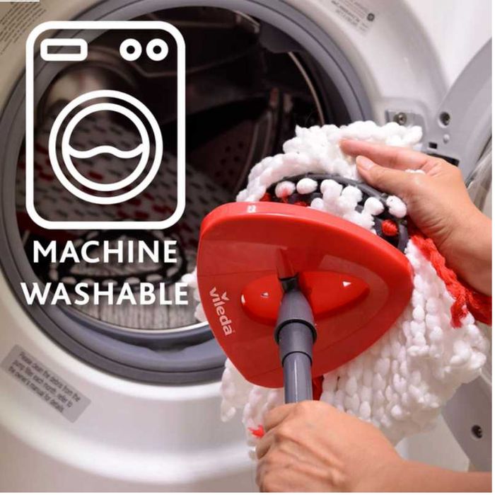 Комплект моп с кофа Mercado Trade, За почистване, Черен