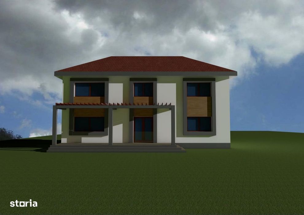 Teren de vanzare cu constructie partiala