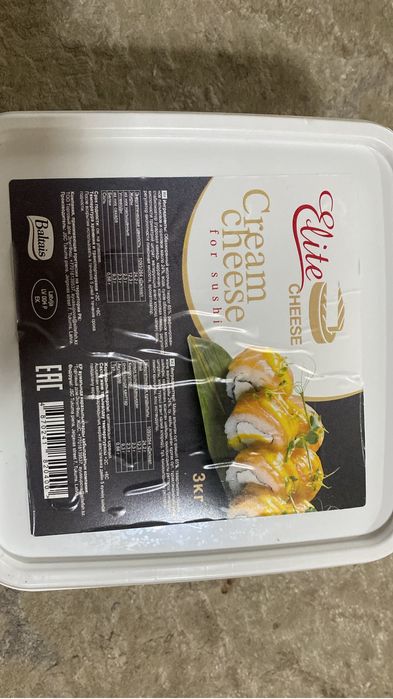 Очень вкусный Творожный сыр. Подходит для выпечек и суши