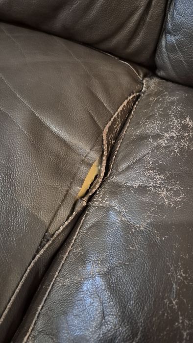 Диван естествена кожа