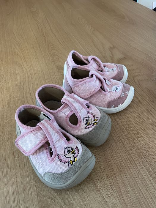 Боси ленени пантофи 21номер