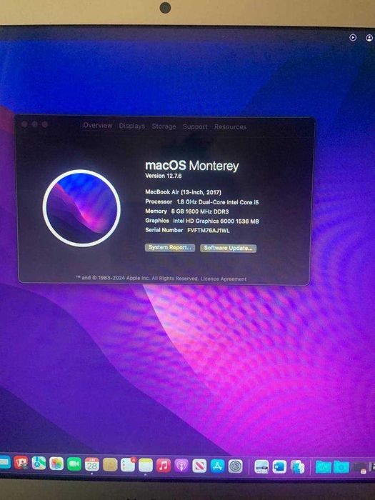 Macbook Air 13 inch 2017 - Stare Foarte Buna