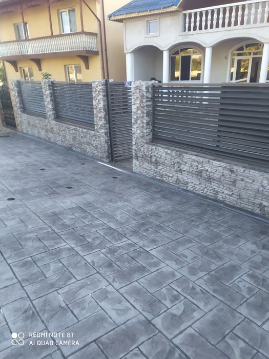 Beton amprentat.