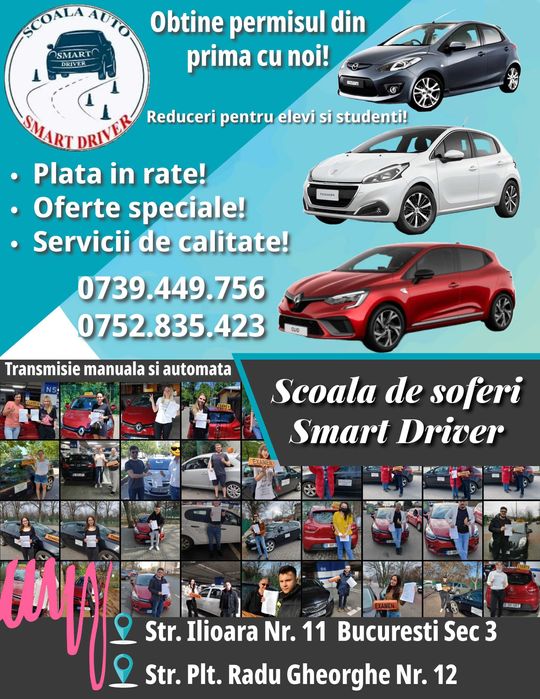 Scoala de soferi Bucuresti sec 3