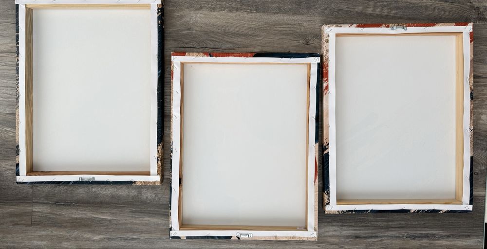 Set tablouri print pictura abstracta 50x40 cm