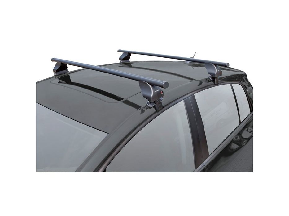 Set bare transversale portbagaj Twinny-Load TL S51 din otel, cu incuietori, pentru Audi A6 C6 Allroad, BMW X5 E53, Seat Ateca, Tarraco, Kamiq,