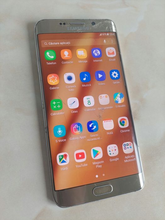 Vând Samsung Galaxy S6 Edge+ Plus Gold, perfect funcțional /poze reale