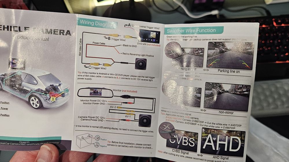 Vand camera marsarier Passat B6, B7, Tiguan..