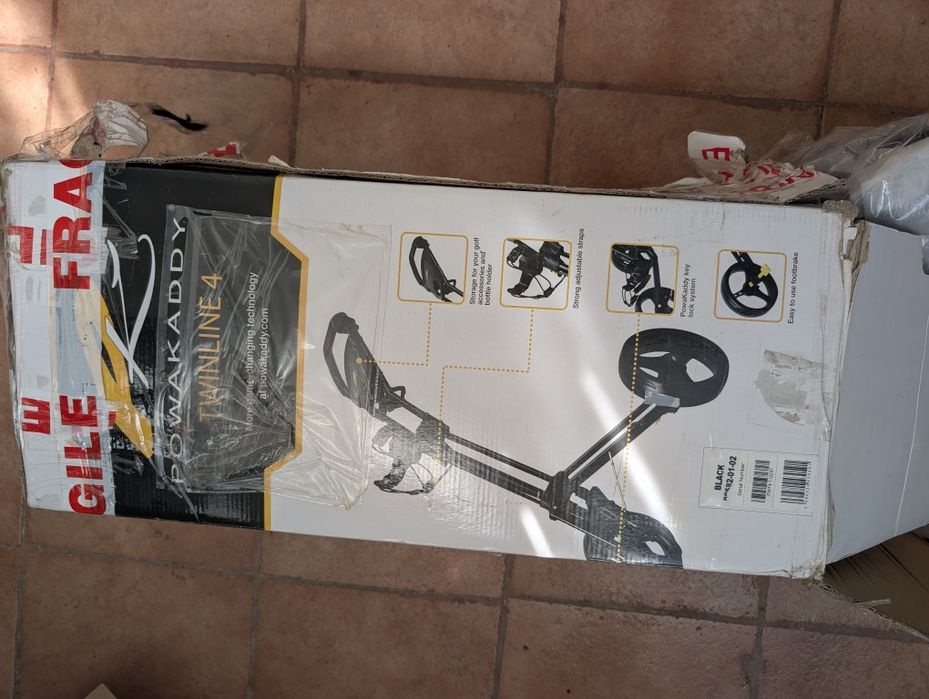 Cărucior golf PowaKaddy TwinLine 4