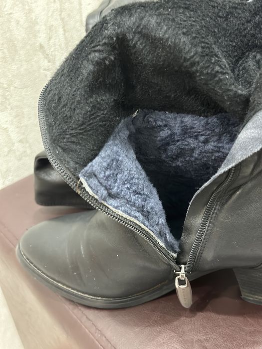 Кожаная обувь. Сапоги 37 размер