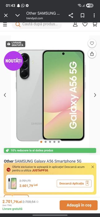 Vând Samsung A56 5G !