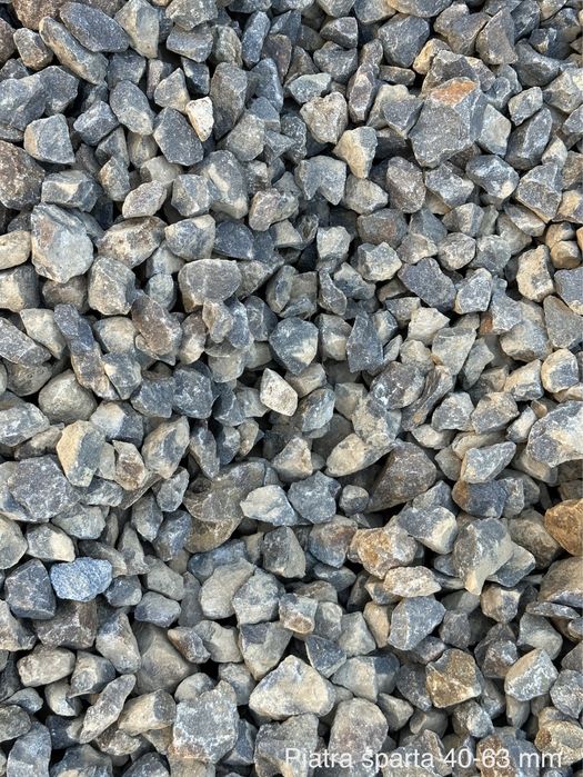 Piatra concasata/sparta, piatra bruta, criblura, nisip de concasaj