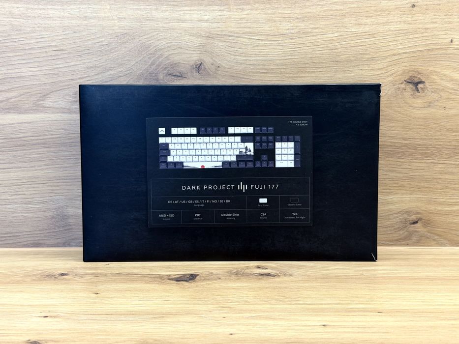 ЧИСТО НОВИ! DARK PROJECT Fuji Keycaps ANSI + ISO / PBT / Doubleshot & Dye-Sub / CSA