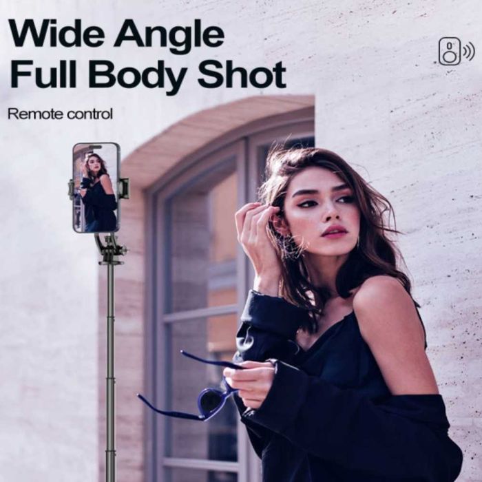 HSU C12 – 1.3 м селфи стик с трипод и Bluetooth дистанционно