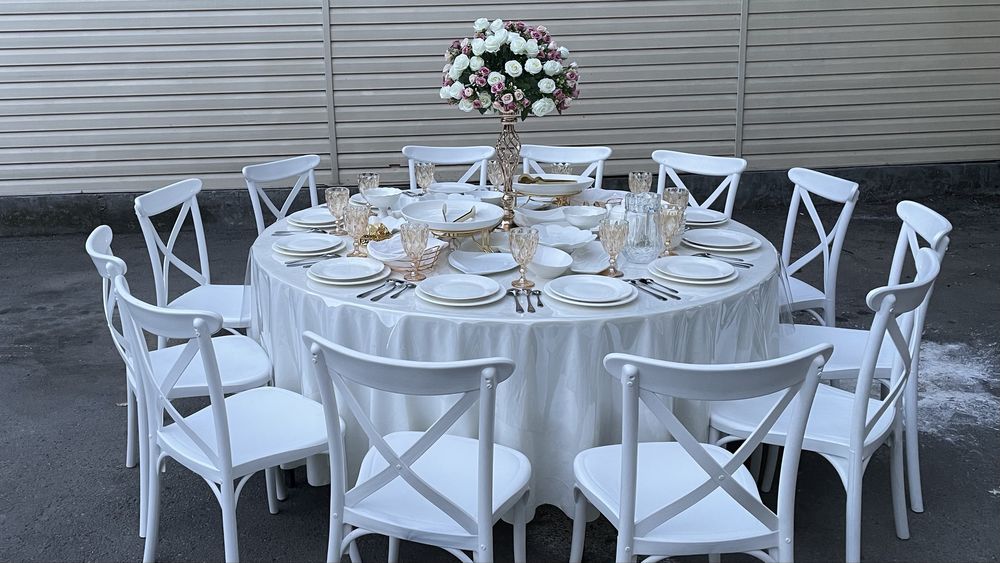 Аренда стол, стулья, посуда, шатыр