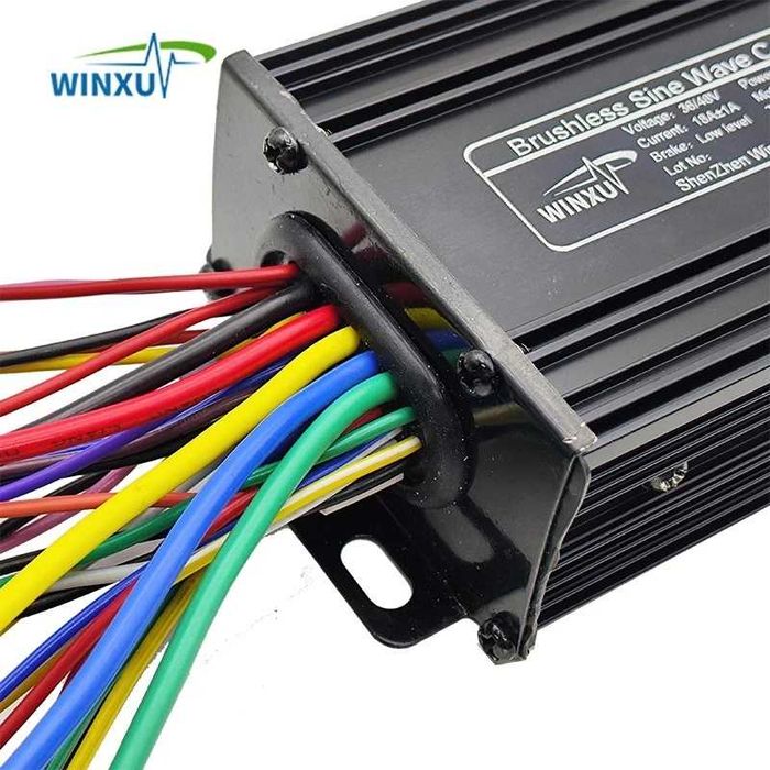 Контролер синусоидален FOC 36V 48V 350W 500W за безчетков мотор