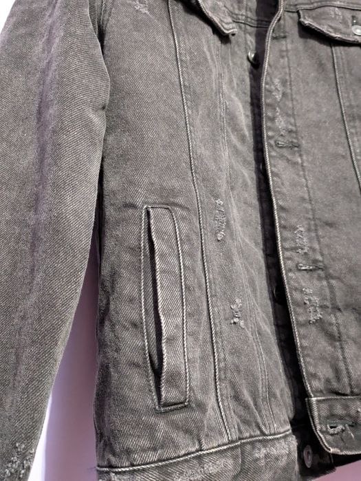 Geacă denim matlasată XS bărbați