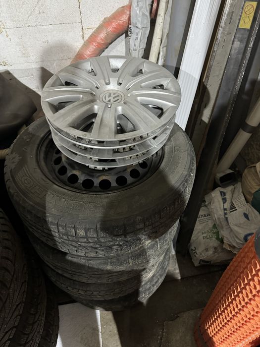 Диски с колпоками на тигуан