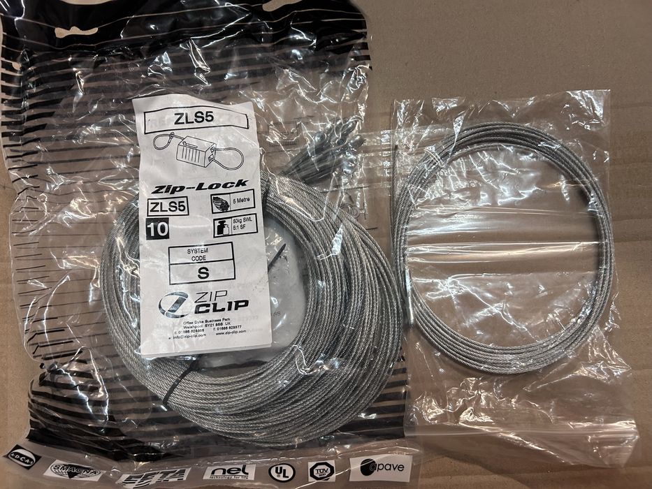 ПРОМО! Zip-Clip ZLS5 - Системи за окачване, 5м въже + КЛИПСОВЕ!