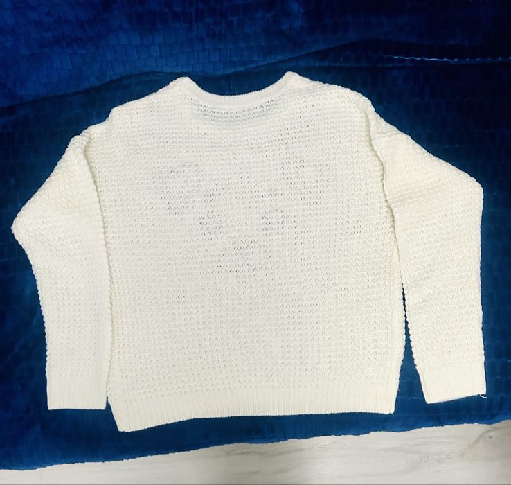 Set Pulovere groase alb si roz