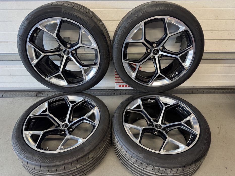 Jante Originale Audi Forged R22 RS Q8 SQ8 SQ7 Q8 Q7 echipate vara noi