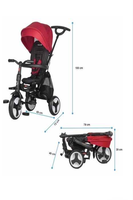 Tricicleta ultrapliabila Coccolle Spectra Plus Premium Line