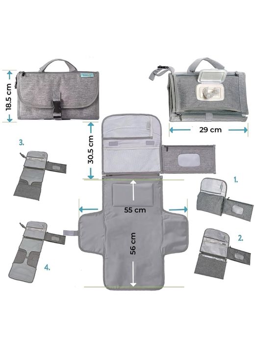 Paturica pliabila imbermeabila bebe