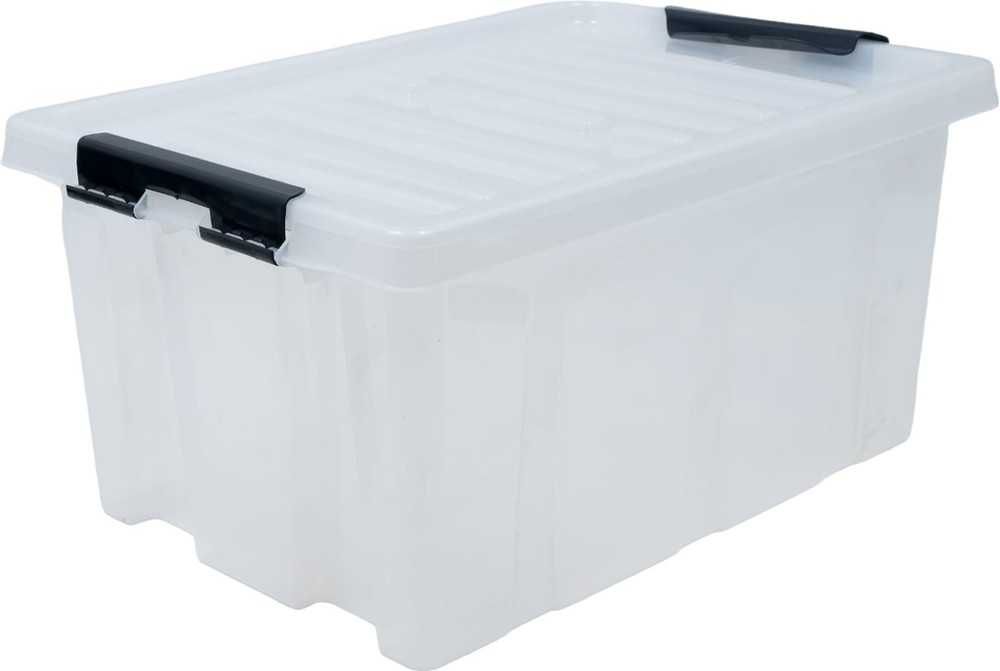 Пластиковый контейнер 40л / Контейнер универсальный с крышкой 40литров